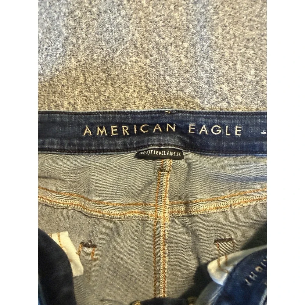 American Eagle Outfitters Airflex Jeans 36x30 Distressed‎ Stretch